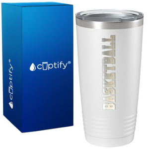 Basketball on 20oz Stainless Steel Tumbler