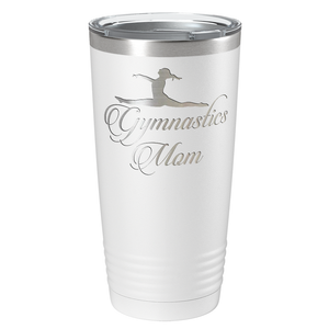 Gymnastics Mom Laser Engraved on Stainless Steel Gymnastics Tumbler