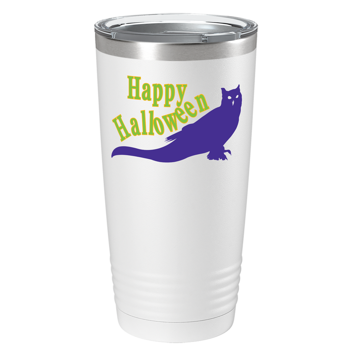 Happy Halloween on Stainless Steel Halloween Tumbler