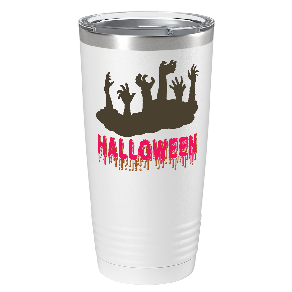 Halloween Living Zombies on Stainless Steel Halloween Tumbler