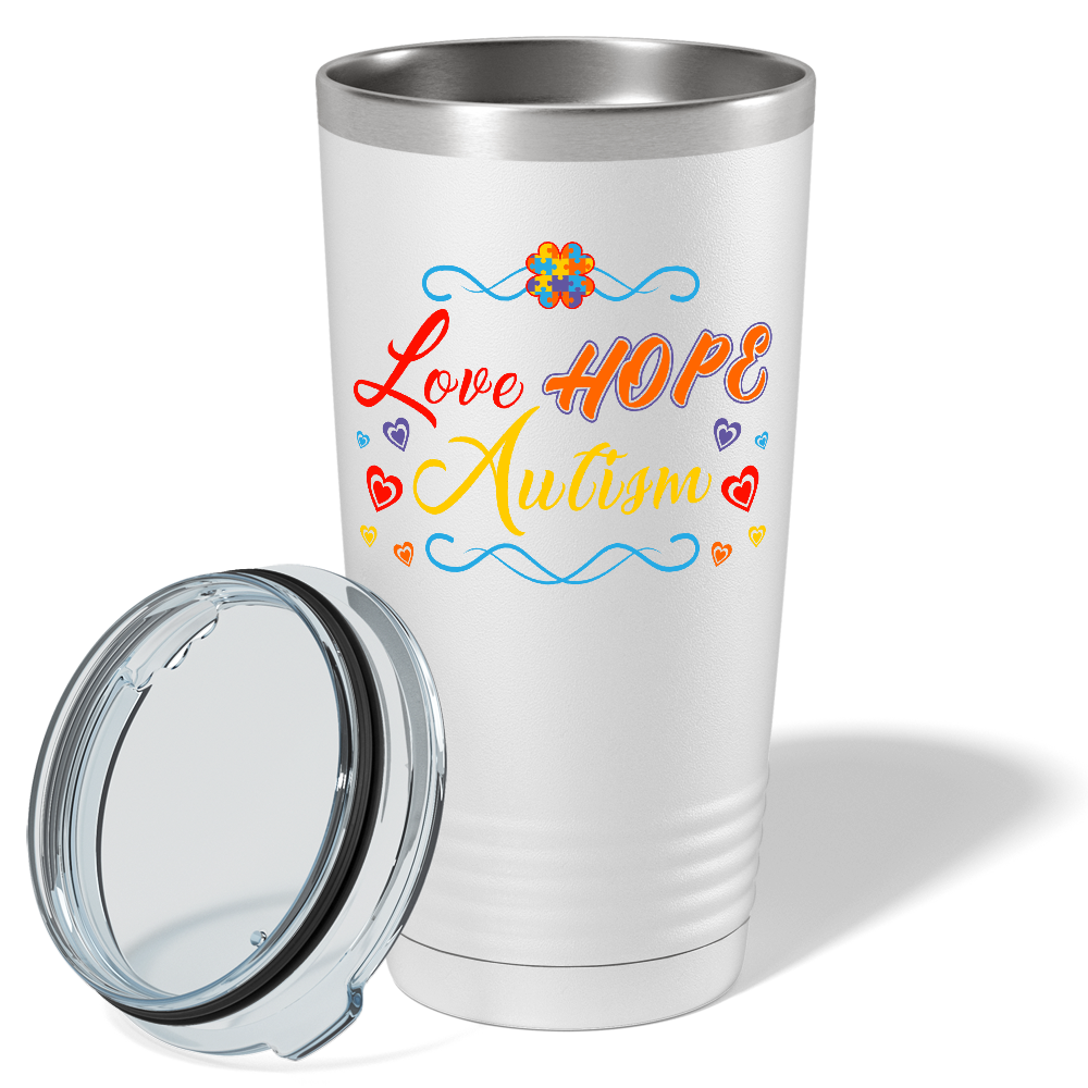 Love Hope Autism on Autism 20oz Tumbler