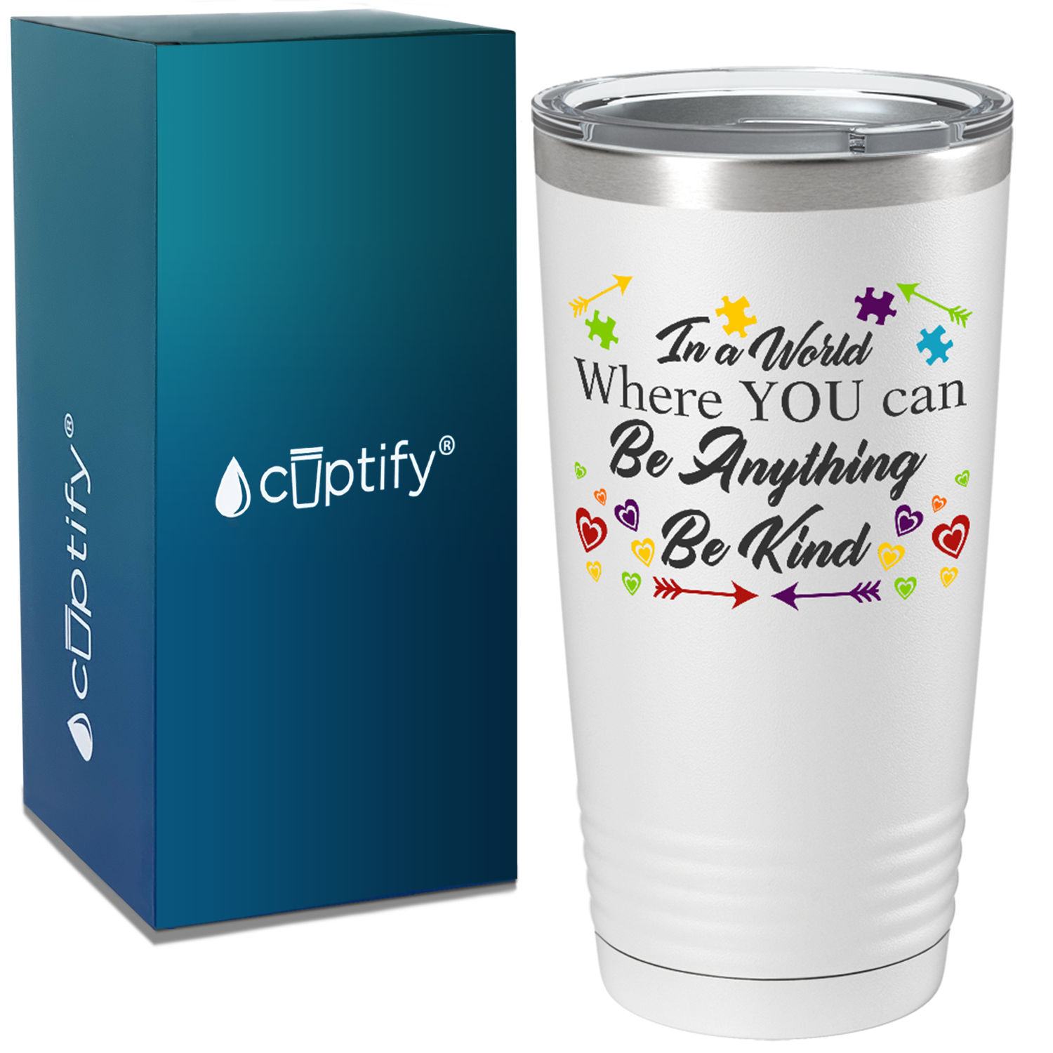In a World Where You Can Be Anything on Autism 20oz Tumbler