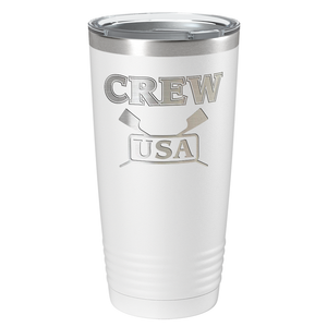 Crew USA Laser Engraved on Stainless Steel Crew Tumbler