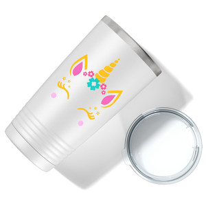 Unicorn Gold Face on 20oz Tumbler