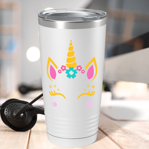 Unicorn Gold Face on 20oz Tumbler