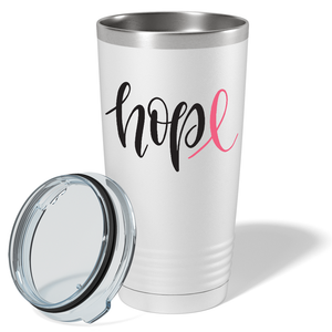 Hope on White 20oz Tumbler