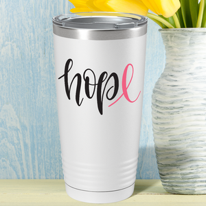 Hope on White 20oz Tumbler