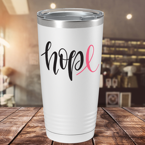 Hope on White 20oz Tumbler