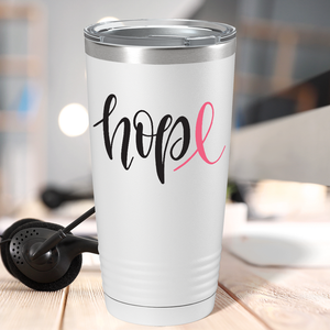 Hope on White 20oz Tumbler