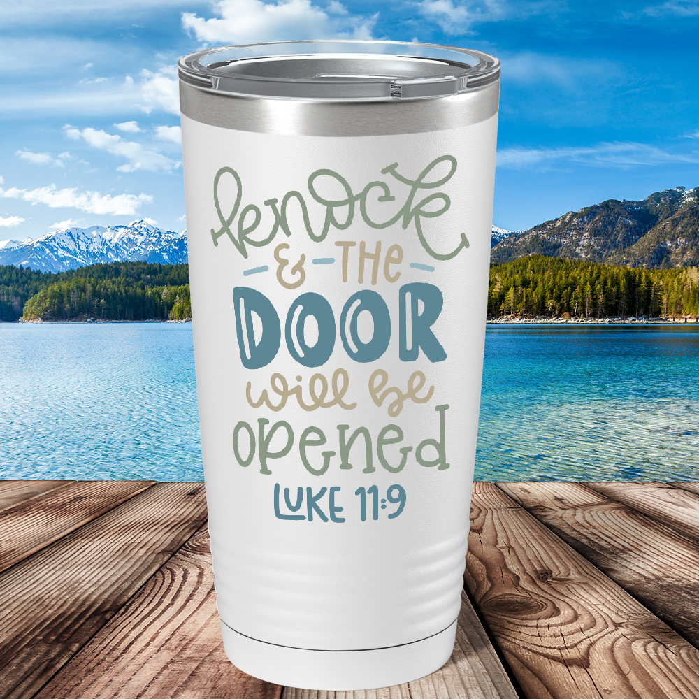 Luke 11-9 on Bible Verse 20oz Tumbler