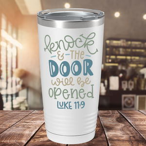 Luke 11-9 on Bible Verse 20oz Tumbler