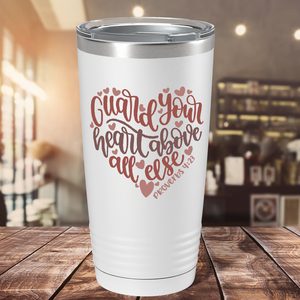 Proverbs 4-23 on Bible Verse 20oz Tumbler