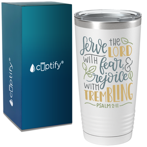 Psalm 2-11 on Bible Verse 20oz Tumbler