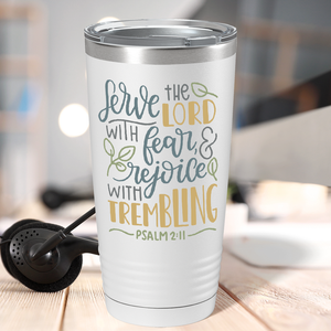 Psalm 2-11 on Bible Verse 20oz Tumbler