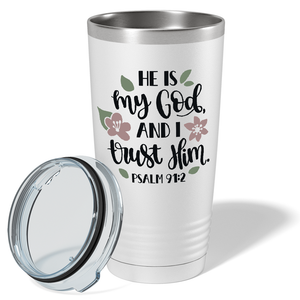 Psalm 91-2 on Bible Verse 20oz Tumbler