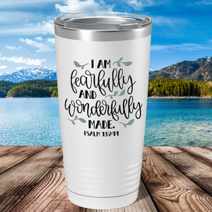 Psalm 139-14 on Bible Verse 20oz Tumbler