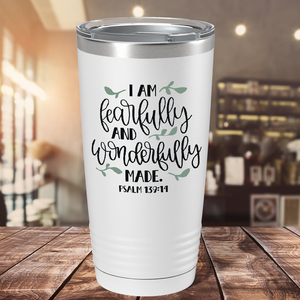 Psalm 139-14 on Bible Verse 20oz Tumbler