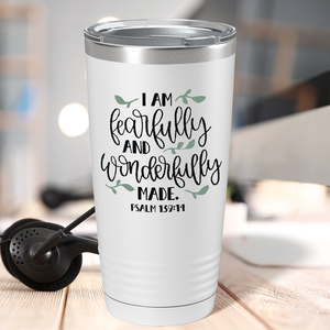 Psalm 139-14 on Bible Verse 20oz Tumbler