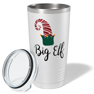 Big Elf Christmas Hat on White Holiday 20oz Tumbler