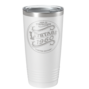 1960 Aged to Perfection Vintage 61st on Stainless Steel Tumbler
