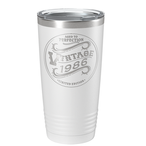 1986 Aged to Perfection Vintage 35th on Stainless Steel Tumbler