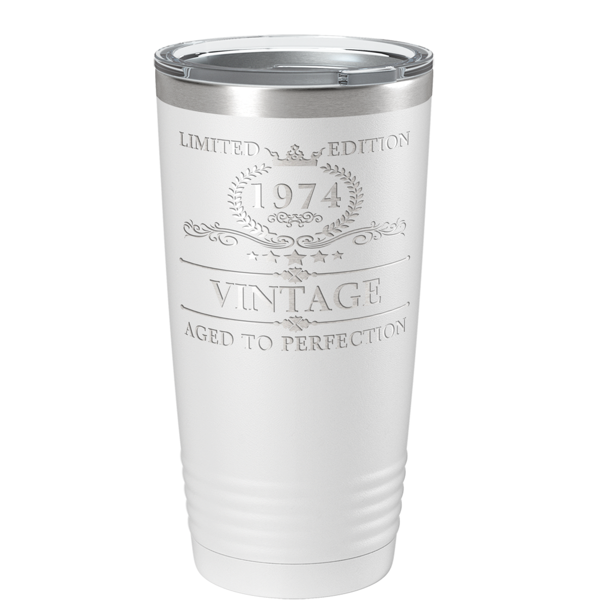 1974 Limited Edition Aged to Perfection 47th on Stainless Steel Tumbler