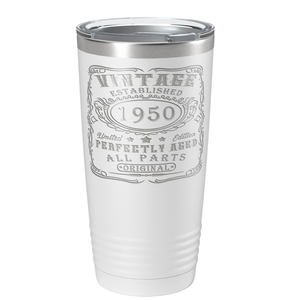 1950 Vintage Perfectly Aged 71st on Stainless Steel Tumbler