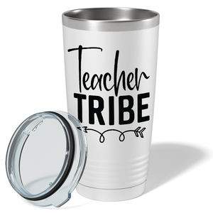 Teacher Tribe on White 20oz Tumbler