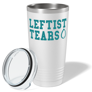 Leftist Tears on White 20 oz Stainless Steel Tumbler