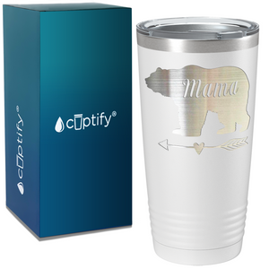 Mama Bear Arrow on Mom 20oz Tumbler