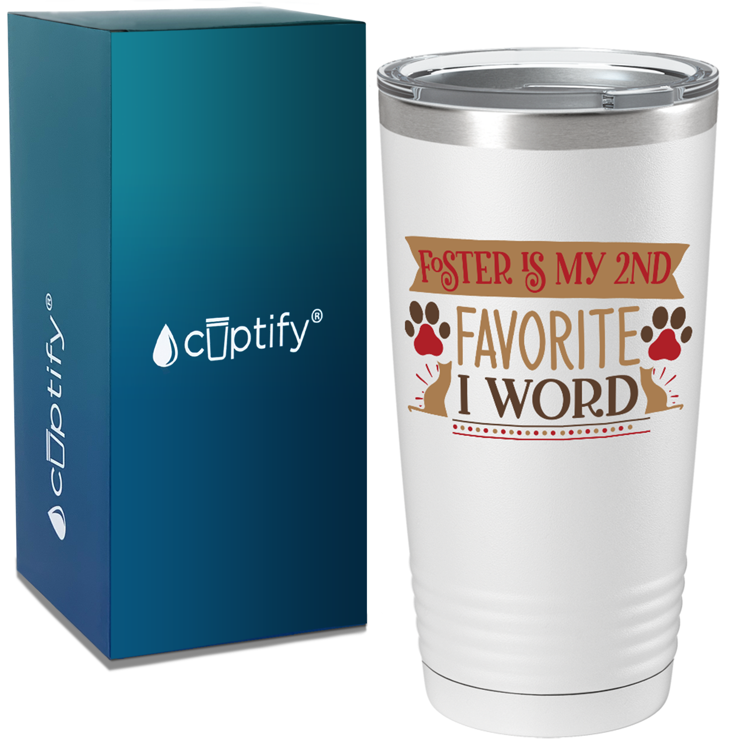 Foster is My 2nd Favorite F-Word on Dogs 20oz Tumbler