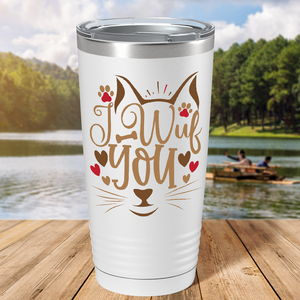 I Wuf You on Dogs 20oz Tumbler