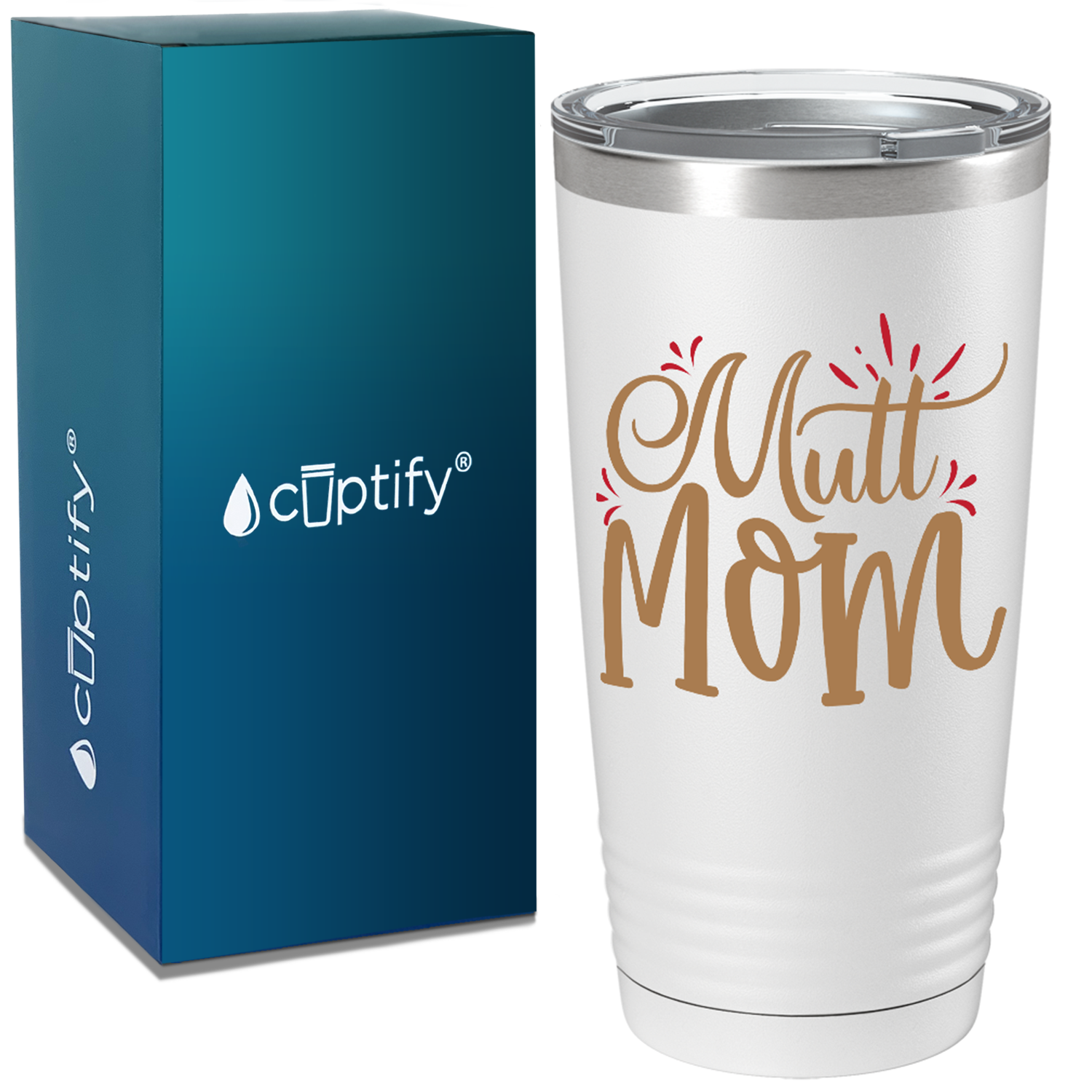 Mutt Mom on Dogs 20oz Tumbler