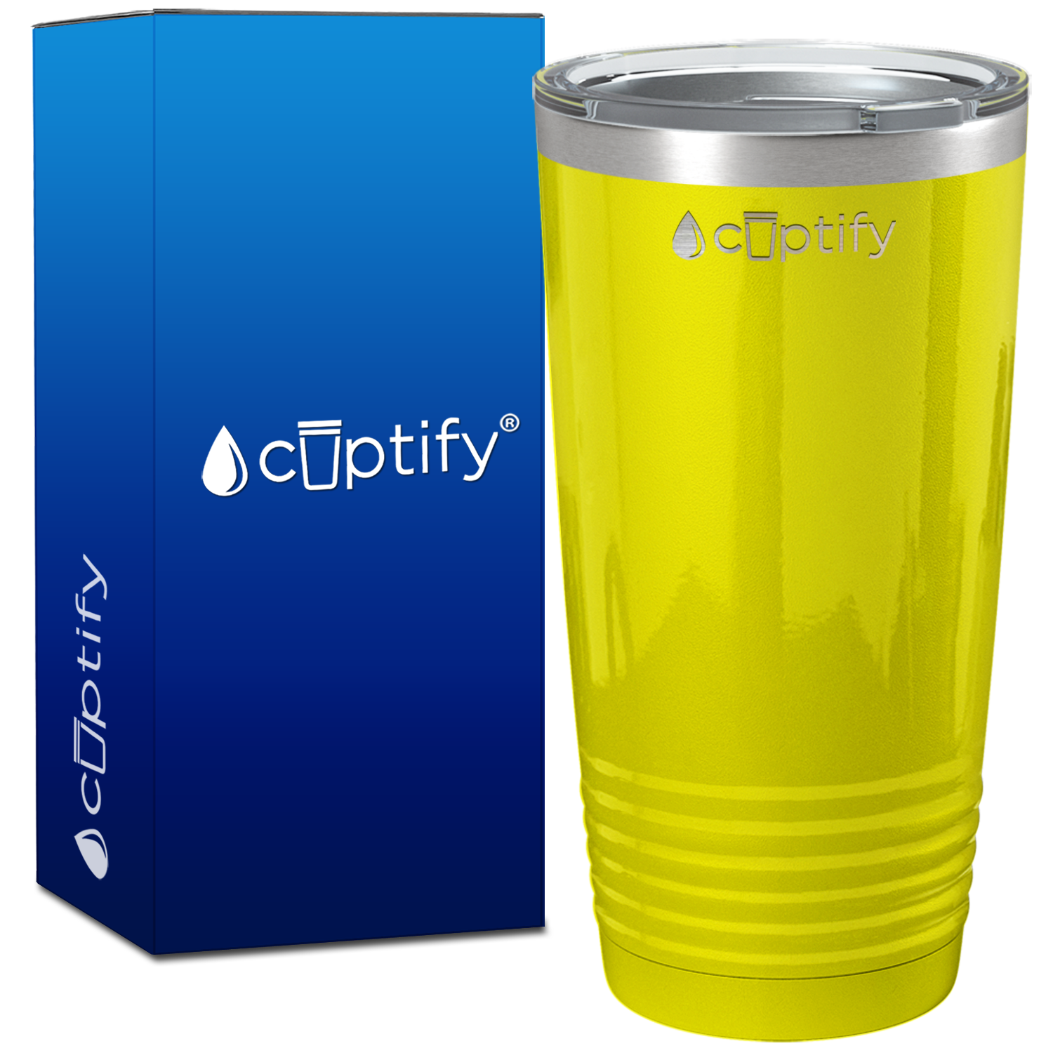 Yellow Gloss 20oz Tumbler