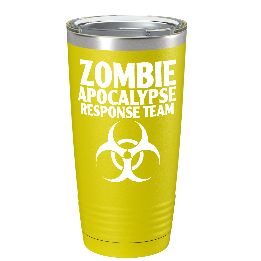 Zombie Apocalypse Response Team on Stainless Steel Zombies Tumbler