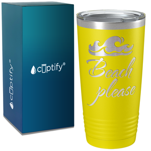 Beach Please 20oz Tumbler