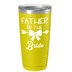 Father of the Bride on Stainless Steel Bridal Tumbler