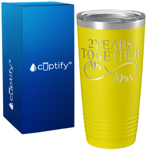 Years Together Anniversary on Wedding 20oz Tumbler