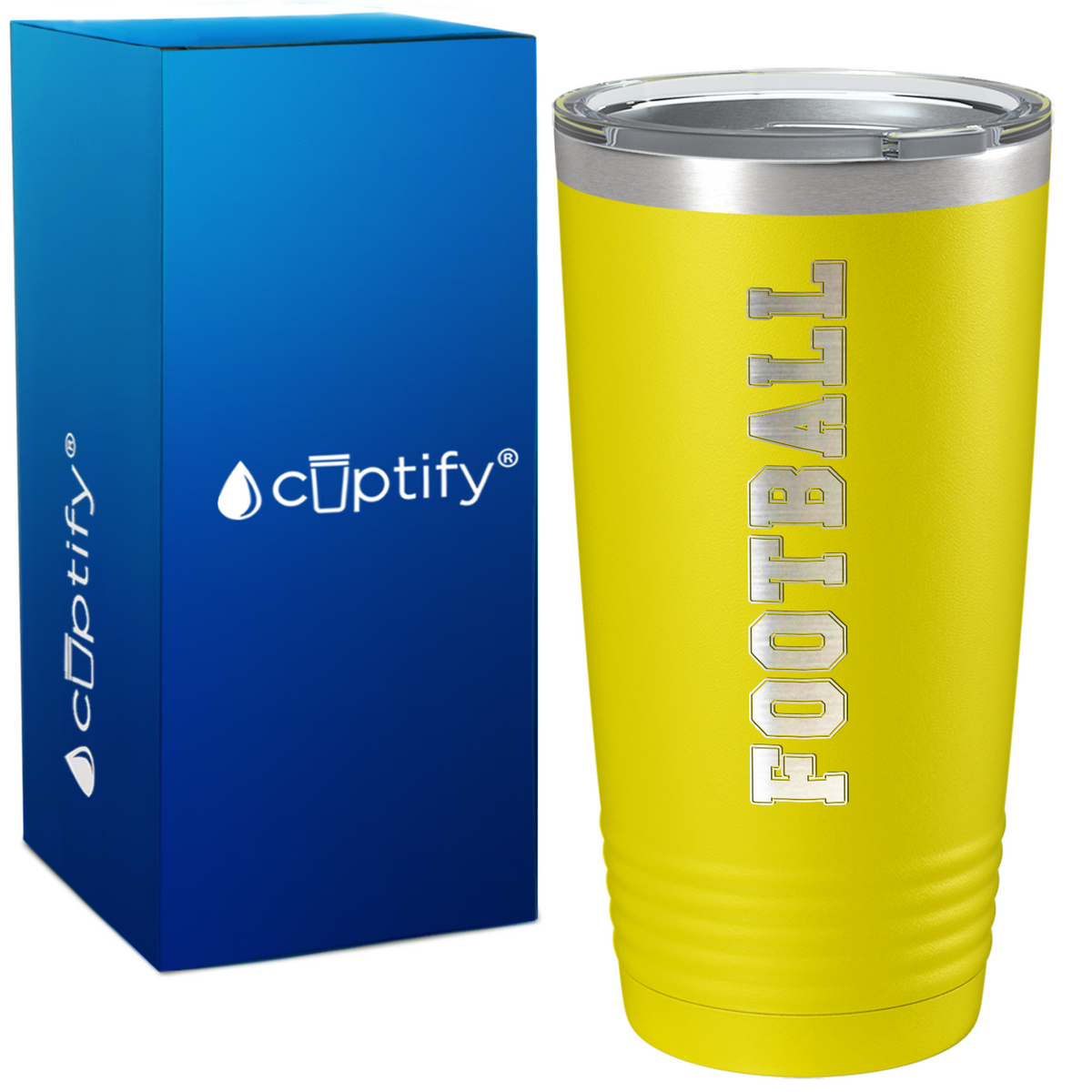 Football on 20oz Tumbler