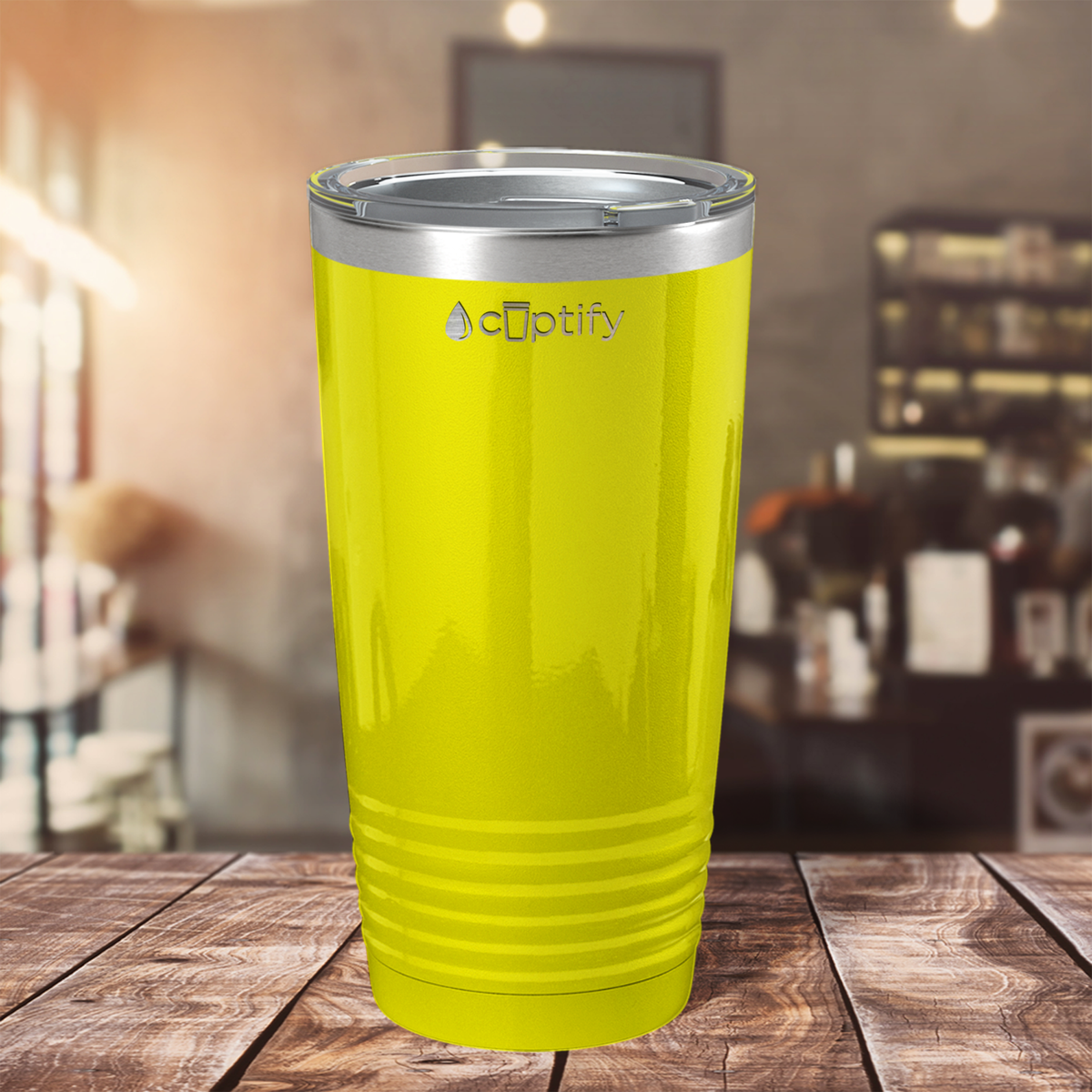 Yellow Gloss 20oz Tumbler