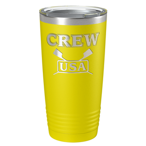 Crew USA Laser Engraved on Stainless Steel Crew Tumbler