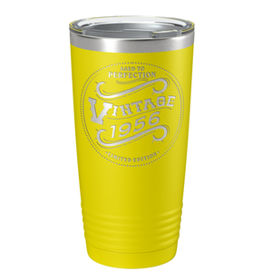 1956 Aged to Perfection Vintage 65th on Stainless Steel Tumbler