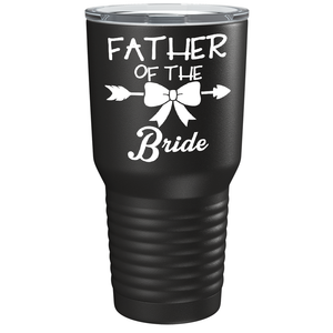 Father of the Bride on Stainless Steel Bridal Tumbler