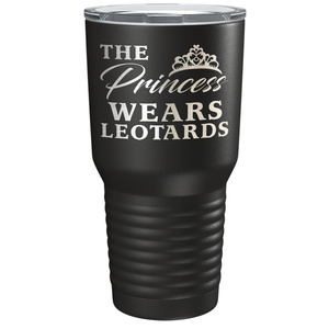 This Princess Wears Leotards Laser Engraved on Stainless Steel Gymnastics Tumbler