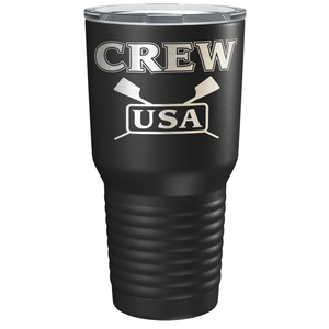 Crew USA Laser Engraved on Stainless Steel Crew Tumbler