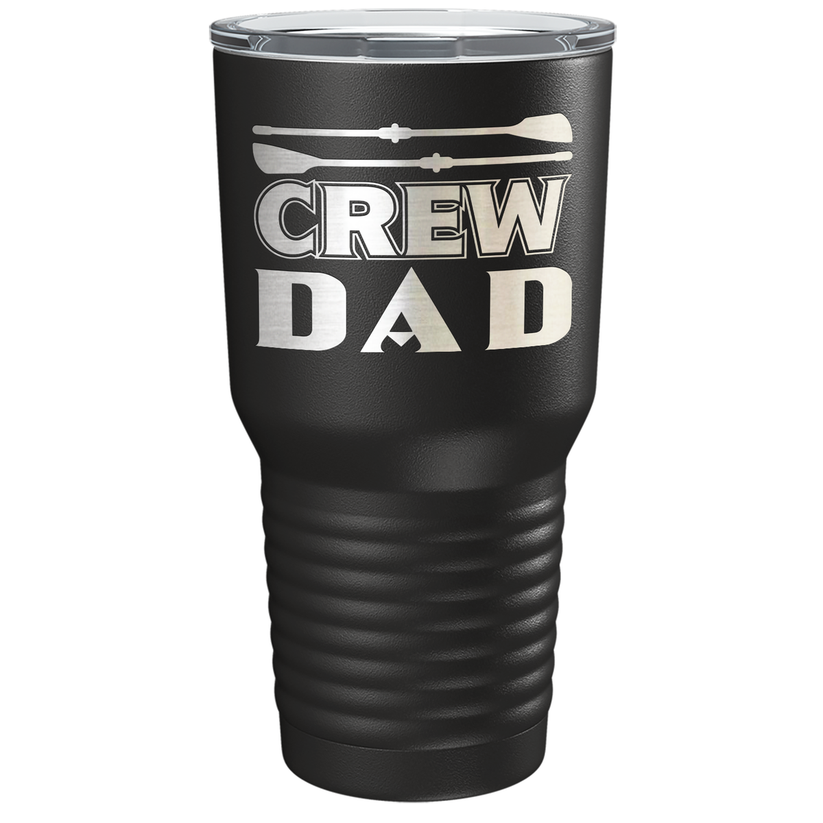 Crew Dad Laser Engraved on Stainless Steel Crew Tumbler