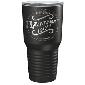 1971 Aged to Perfection Vintage 50th on Stainless Steel Tumbler