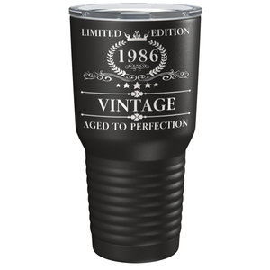 1986 Limited Edition Aged to Perfection 35th on Stainless Steel Tumbler