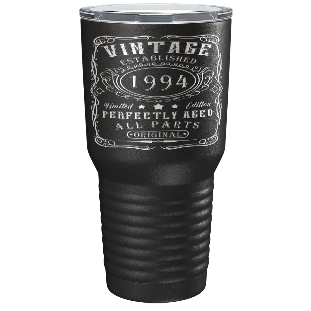1994 Vintage Perfectly Aged 27th on Stainless Steel Tumbler