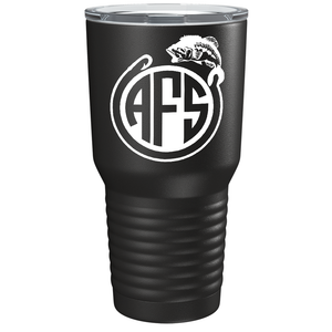 Monogram Fishing on Stainless Steel Fishing Tumbler